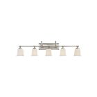 Applique de salle de bain Nicholas Quoizel Lighting NL8605BN 500W 5 lumières nickel brossé