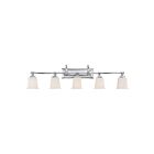 Applique de salle de bain Nicholas Quoizel Lighting NL8605C 500W 5 lumières chrome poli