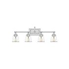 Applique de salle de bain Nicholas Quoizel Lighting NLC8604C 400W 4 lumières chrome poli