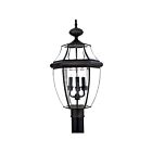 Lanterne d'extérieur Newbury Quoizel Lighting NY9043Z 180W 3 lumières médicis bronze