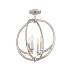 Plafonnier semi-encastré Orion Quoizel Lighting ON1718BN 240W 4 lumières nickel brossé