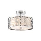 Plafonnier semi-encastré Abode Quoizel Lighting PCAE1712C 150W 2 lumières chrome poli
