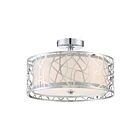 Plafonnier semi-encastré Abode Quoizel Lighting PCAE1715C 300W 3 lumières chrome poli