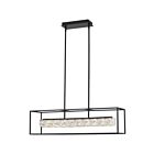 Chandelier pour îlot LED Dazzle Quoizel Lighting PCDZ136MBK noir mat