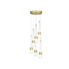 Suspendu LED Zia Quoizel Lighting PCZIA2813SD or satiné