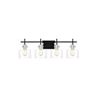 Applique de salle de bain Pensbury Quoizel Lighting PEN8630MBK 100W 1 lumière noir mat