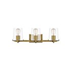 Applique de salle de bain Perry Quoizel Lighting PRY8624WS 300W 3 lumières laiton patiné