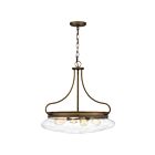 Suspendu Tucker Quoizel Lighting QOP5222FR 400W 4 lumières bronze français