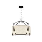 Suspendu Adner Quoizel Lighting QOP5355EK 400W 4 lumières terre noire