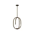 Suspendu Calluna Quoizel Lighting QP5341SU 100W 1 lumière bronze statuaire