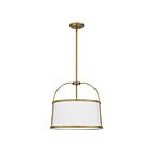 Suspendu York Quoizel Lighting QP5342WS 400W 4 lumières laiton patiné