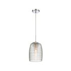 Mini suspendu Rebound Quoizel Lighting QPP2784C 100W 1 lumière chrome poli
