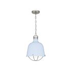 Mini suspendu Adlington Quoizel Lighting QPP5345BN 100W 1 lumière nickel brossé