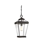 Mini suspendu Ravine Quoizel Lighting RAV1510WT 150W 1 lumière bronze occidental