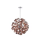 Suspendu Ribbons Quoizel Lighting RBN2823SG 480W 12 lumières cuivre satiné
