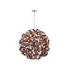 Suspendu Ribbons Quoizel Lighting RBN2831SG 480W 12 lumières cuivre satiné