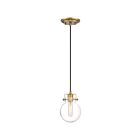 Mini suspendu Sidwell Quoizel Lighting SDL1506WS 100W 1 lumière laiton patiné