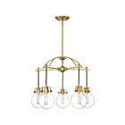 Lustre Sidwell Quoizel Lighting SDL5005WS 500W 5 lumières laiton patiné