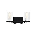 Applique de salle de bain Salem Quoizel Lighting SLE8616MBK 200W 2 lumières noir mat