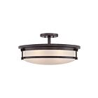 Plafonnier semi-encastré Sailor Quoizel Lighting SLR1720WT 500W 5 lumières bronze occidental