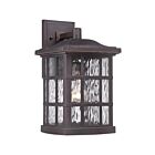 Lanterne d'extérieur Stonington Quoizel Lighting SNN8409PN 100W 1 lumière bronze palladien