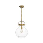 Mini suspendu Stella Quoizel Lighting STLC1512WS 100W 1 lumière laiton patiné