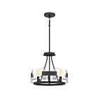 Plafonnier semi-encastré Stratum Quoizel Lighting STM1716BA 240W 4 lumières ébène royal