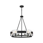 Lustre Stratum Quoizel Lighting STM5005BA 300W 5 lumières ébène royal