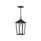 Mini suspendu Stoneleigh Quoizel Lighting STNL1509MB 100W 1 lumière noir chiné