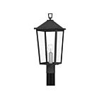 Lanterne de poteau Stoneleigh Quoizel Lighting STNL9009MB 100W 1 lumière noir chiné