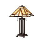 Lampe de table Gibbons Quoizel Lighting TF2095TRS 150W 2 lumières roux