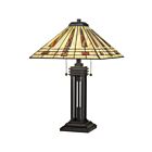 Lampe de table Stevie Quoizel Lighting TF5209TWT 150W 2 lumières bronze occidental