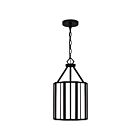 Mini suspendu Martinique Quoizel Lighting TF5330MBK 180W 3 lumières noir mat