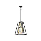 Mini suspendu Caledonia Quoizel Lighting TF5331MBK 100W 1 lumière noir mat