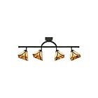 Éclairage sur rail Asheville Quoizel Lighting TFAS1404VA 400W 4 lumières bronze vaillant