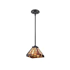 Mini suspendu Stephen Quoizel Lighting TFST1508VB 100W 1 lumière bronze d'époque