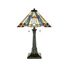 Lampe de table Inglenook Quoizel Lighting TFT16191A1VA 150W 2 lumières bronze vaillant