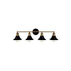 Applique de salle de bain Trafalgar Quoizel Lighting TRF8633MBK 100W 1 lumière noir mat