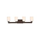 Applique de salle de bain Taylor Quoizel Lighting TY8604WT 400W 4 lumières bronze occidental