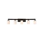 Applique de salle de bain Taylor Quoizel Lighting TY8605WT 500W 5 lumières bronze occidental