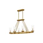Chandelier pour îlot Valens Quoizel Lighting VLS640AB 360W 6 lumières laiton vieilli (VENTE FINALE)