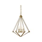 Suspendu Viewpoint Quoizel Lighting VP5204WS 240W 4 lumières laiton patiné
