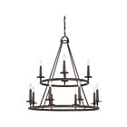 Lustre Voyager Quoizel Lighting VYR5012ML 720W 12 lumières málaga