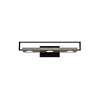 Applique de salle de bain LED Winnett Quoizel Lighting WINN8524MBK noir mat