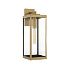 Lanterne d'extérieur Westover Quoizel Lighting WVR8407A 150W 1 lumière laiton antique