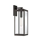 Lanterne d'extérieur Westover Quoizel Lighting WVR8407WT 150W 1 lumière bronze occidental