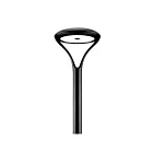 Rab Design SKY2S-LED150A100-H-VK-SD-BLK-DIM-PT2A-SP10 Noir Lumière de la poste Wattage et CCT Sélectionnable