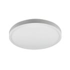 Luminaire rond mince LED monté en surface en aluminium moulé 5" Reno Lighting RENO-S5R-MCCT-WH 10W blanc