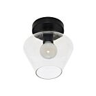 Plafonnier Semi Encastré Aziza Renwil LPC4434 40W 1-Lumière Noir mat