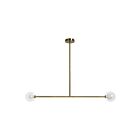 Suspendu Renwil Thiago LPC4449 2-Lumières Laiton antique